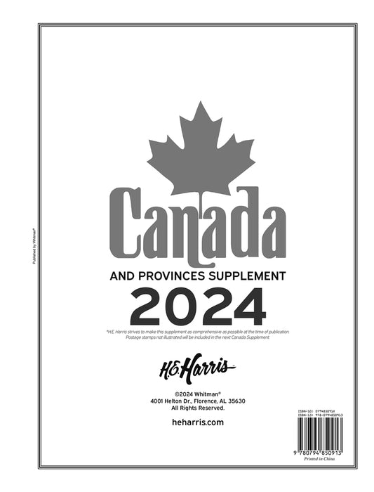 Canada 2024 Harris Supplements