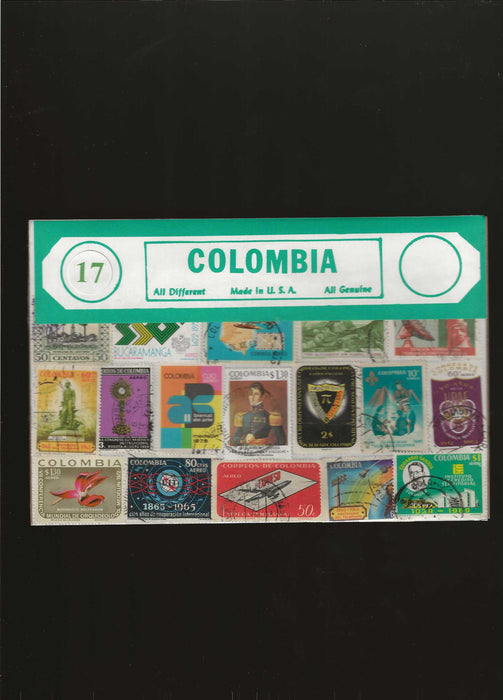 Columbia Stamp Packet