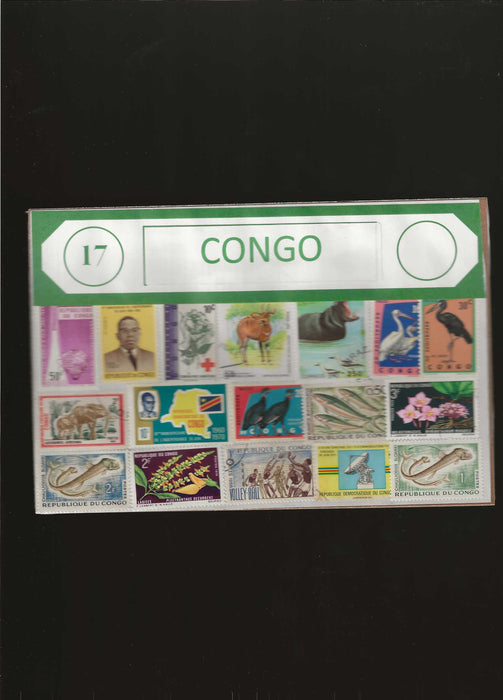 Congo Stamp Packet