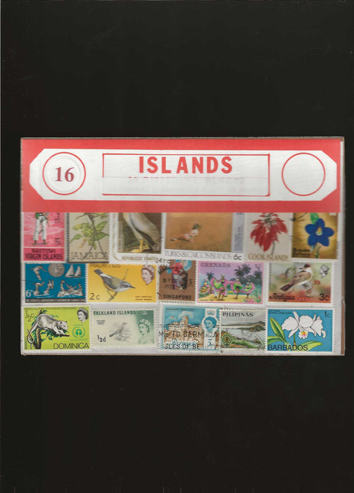 Islands Stamp Packet