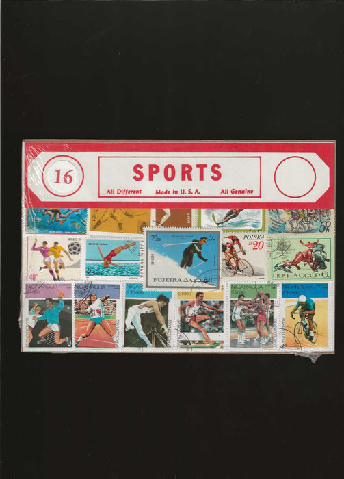 Sports Stamp Packet