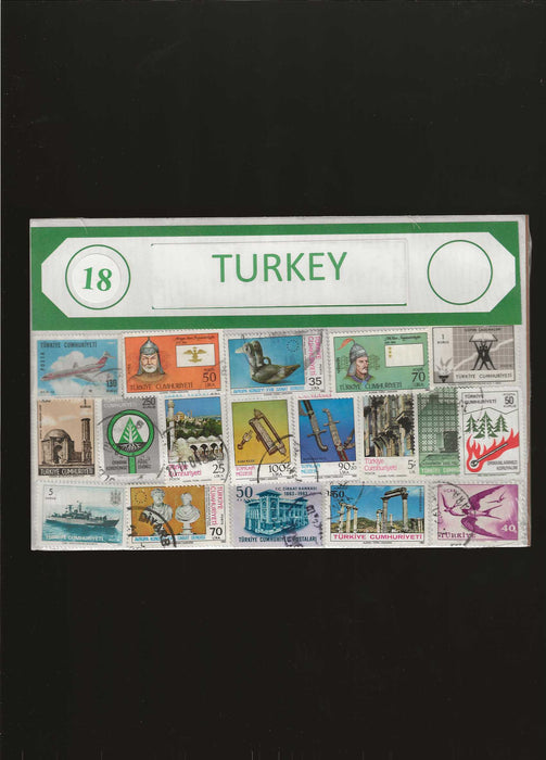 Turkey Stamp Packet