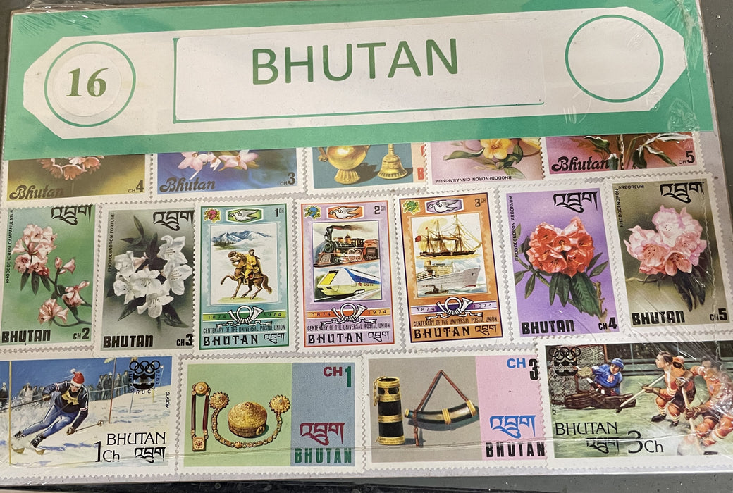Bhutan Stamp Packet