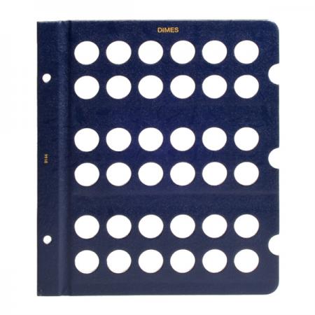 9144 Whitman Album Blank Pages - Dime