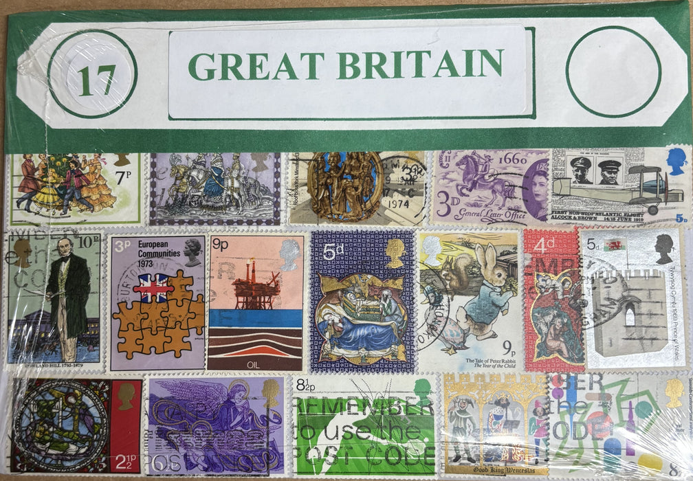 Great Britain Stamp Packet