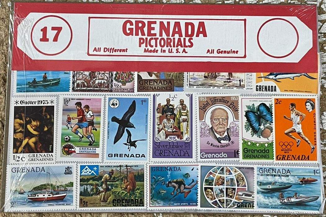 Grenada Stamp Packet