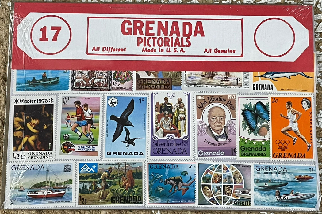 Grenada Stamp Packet