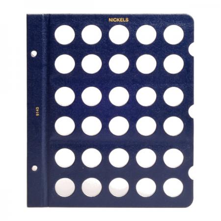 9143 Whitman Album Blank Pages - Nickel
