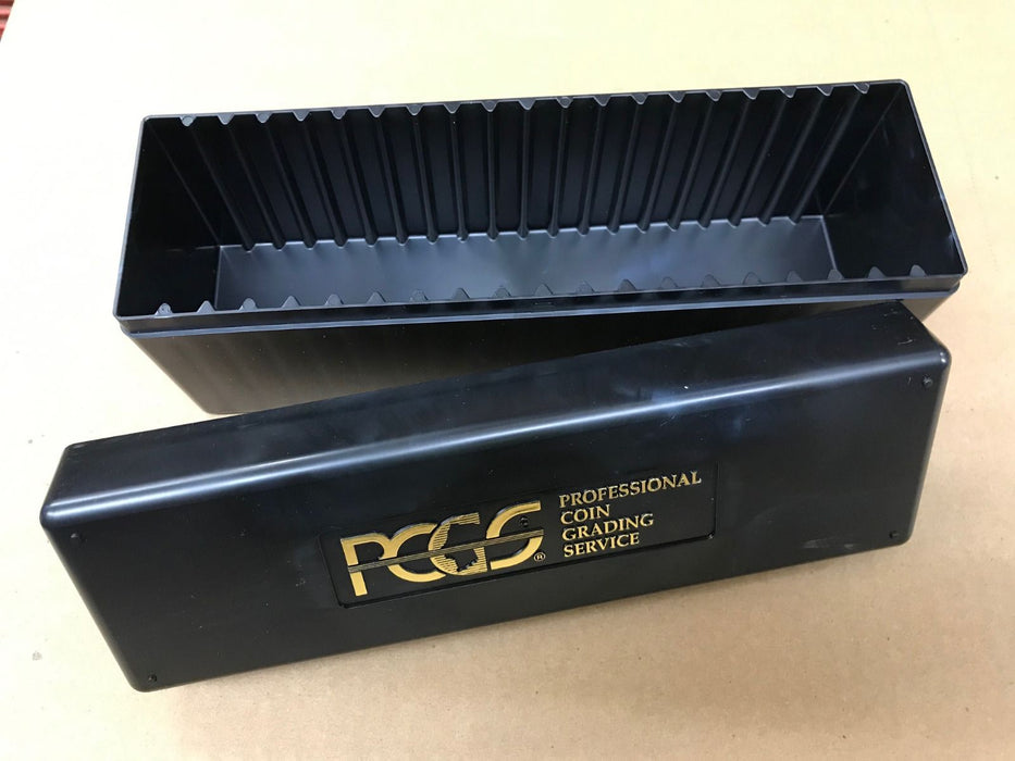 PCGS 9" Black Plastic Slab Storage Box