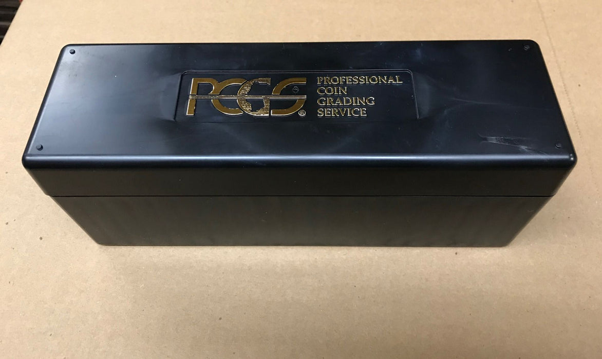 PCGS 9" Black Plastic Slab Storage Box