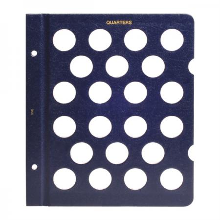 9145 Whitman Album Blank Pages - Quarter
