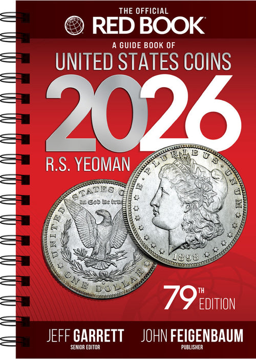 2026 Whitman Spiral Redbook - A Guide Book of United States Coins