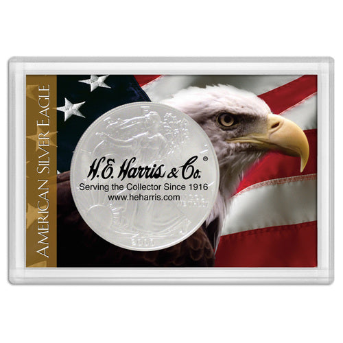 American Silver Eagle Frosty Case 2x3 1679