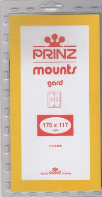 Prinz Stamp Mount 175 x 117 Blocks & Sheetlets Clear