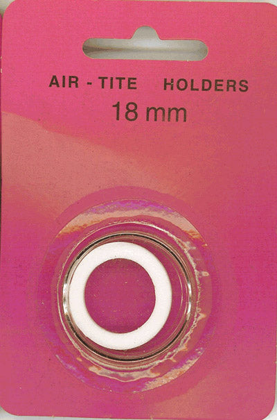 18mm Air-Tite Coin Capsule White Ring