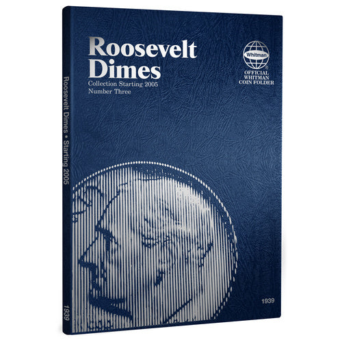 1939 Roosevelt Dimes #3 Whitman Folder