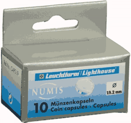 19.5mm -Lighthouse Coin Capsules