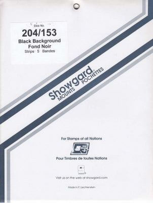 Showgard Stamp Mount 204/153 Black