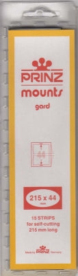 Prinz Stamp Mount 44 215 x 44 mm Strips Clear