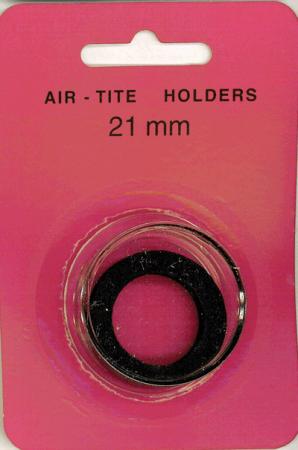 21mm Air-Tite Coin Capsule Black Ring