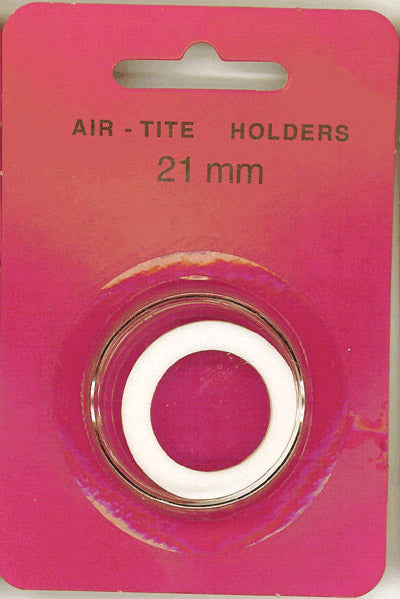 21mm Air-Tite Coin Capsule White Ring