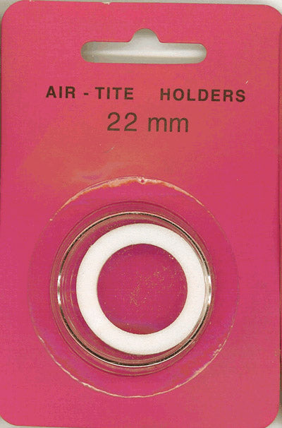 22mm Air-Tite Coin Capsule White Ring