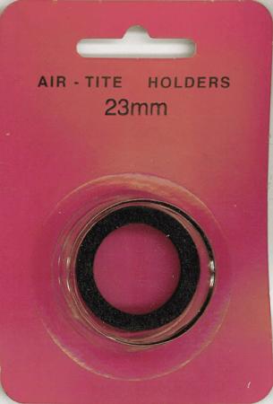 23mm Air-Tite Coin Capsule Black Ring