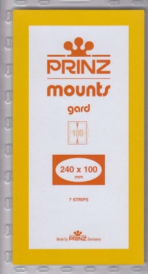 Prinz Stamp Mount 100 240 x100 mm Strip Clear
