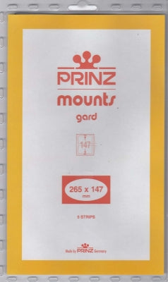 Prinz Stamp Mount 147 265 x 147 mm Strips & Panes Clear