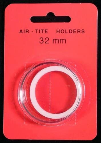 32mm Air-Tite Coin Capsule White Ring