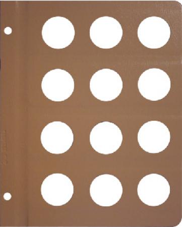 Dansco Blank Page 33mm 12 Openings