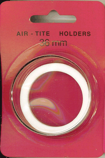 36mm Air-Tite Coin Capsule White Ring