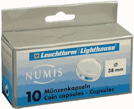 38mm -Lighthouse Coin Capsules