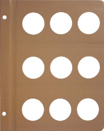 Dansco Blank Page 39mm 9 Openings