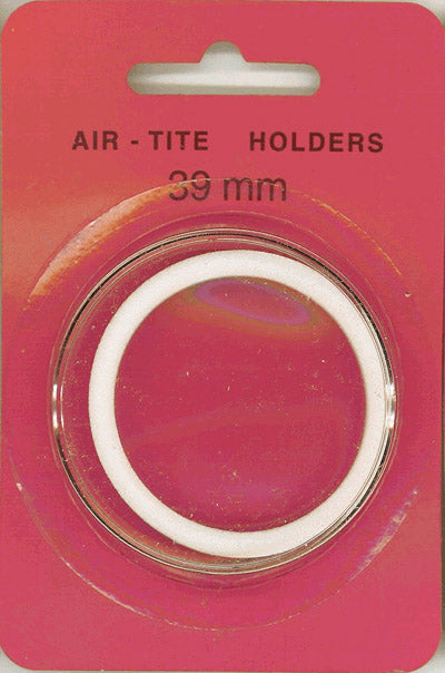 39mm Air-Tite Coin Capsule White Ring