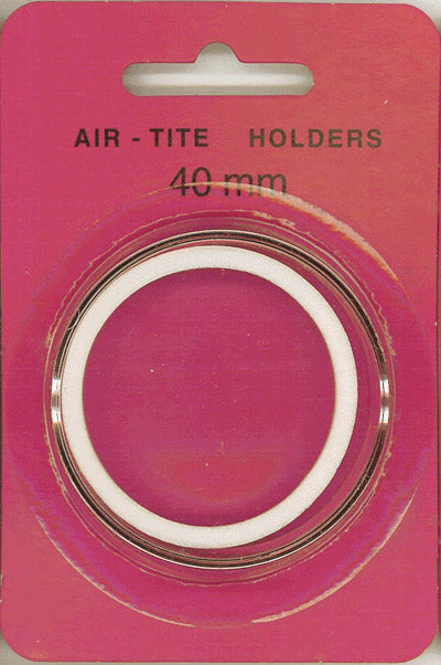 40mm Air-Tite Coin Capsule White Ring Ring