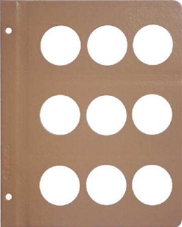 Dansco Blank Page 41mm 9 Openings