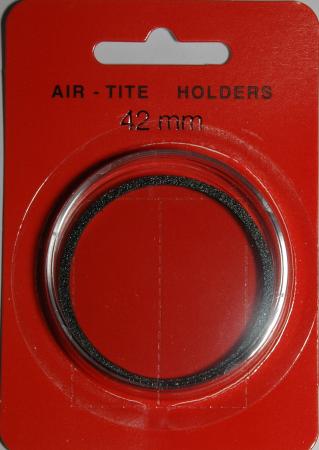 42mm Air-Tite Coin Capsule Black Ring