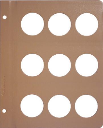 Dansco Blank Page 42mm 9 Openings