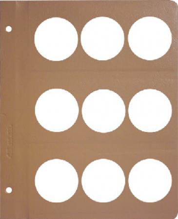 Dansco Blank Page 45mm 9 Openings