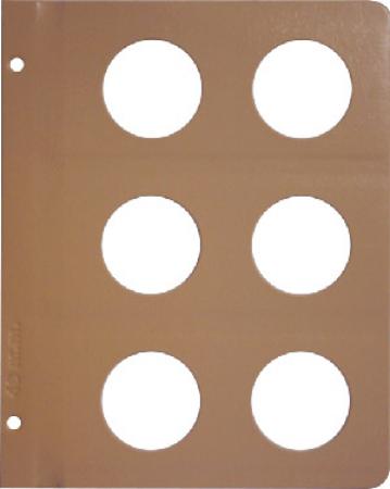 Dansco Blank Page 48mm 6 Openings