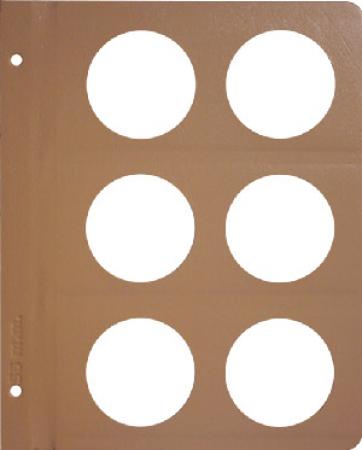 Dansco Blank Page 55mm 6 Openings
