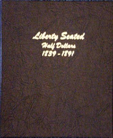 6152 Liberty Seated Half Dollars Dansco Album