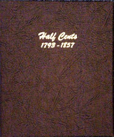 7098 Half Cents Dansco Album