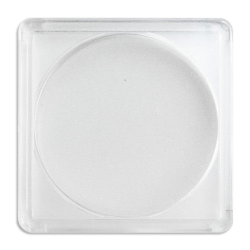 9736 2"x2" Snap Silver Rounds Quantity 25 Whitman