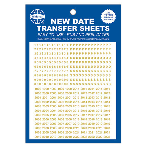 4849 - New Date Transfer Sheets for Whitman Whitman Album
