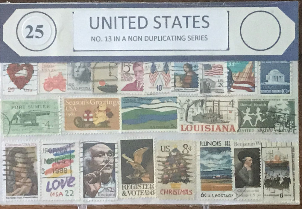 U.S. 13 Stamp Packet