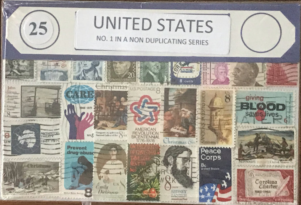U.S. 1 Stamp Packet