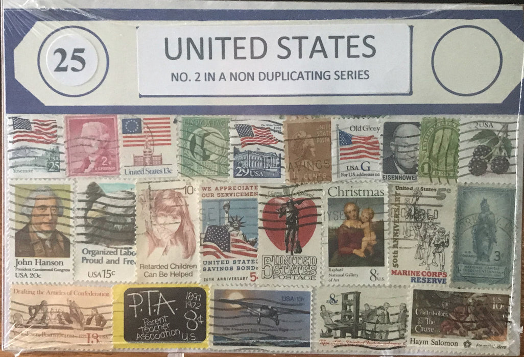 U.S. 2 Stamp Packet