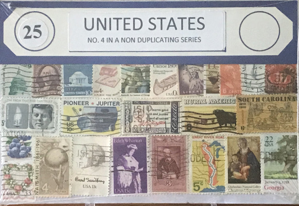 U.S. 4 Stamp Packet